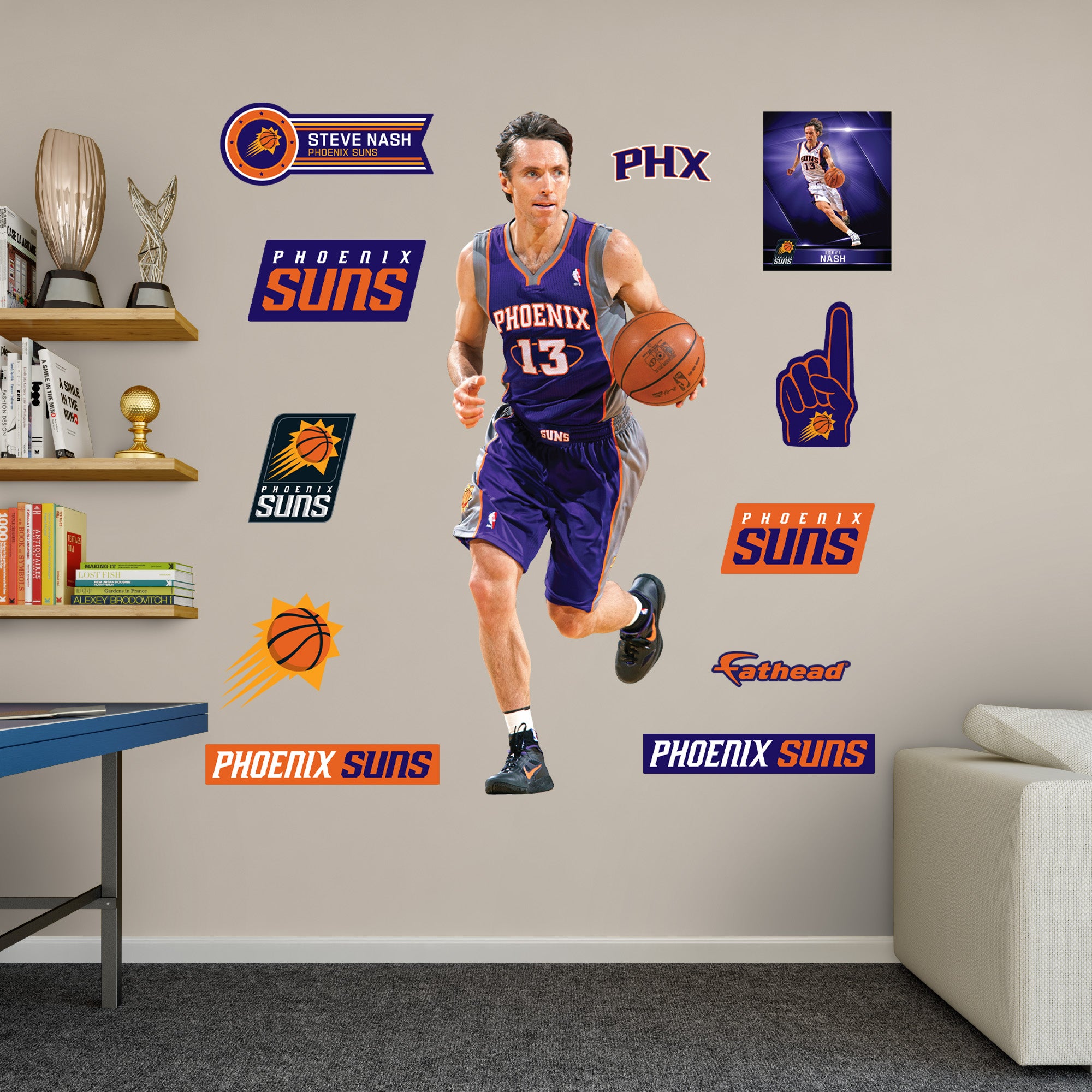 Phoenix Suns: Steve Nash Legend - Officially Licensed NBA Removable Ad ...