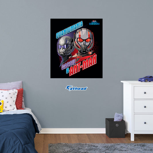 Ant-Man and the Wasp Quantumania:  Father and Daughter Poster        - Officially Licensed Marvel Removable     Adhesive Decal