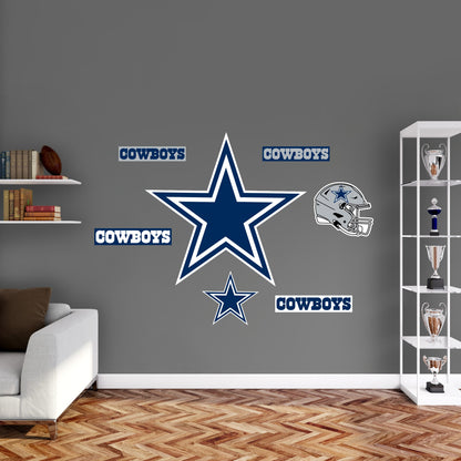 Dallas Cowboys:   Logo        - Officially Licensed NFL Removable     Adhesive Decal