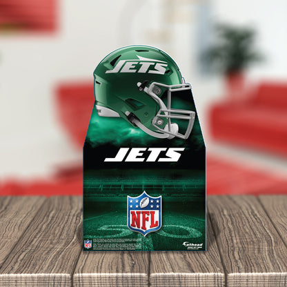 New York Jets:  Helmet  Mini   Cardstock Cutout  - Officially Licensed NFL    Stand Out