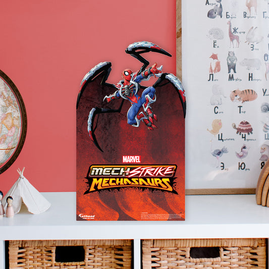 Mech Strike: Mechasaurs: Spider Man Mini   Cardstock Cutout  - Officially Licensed Marvel    Stand Out