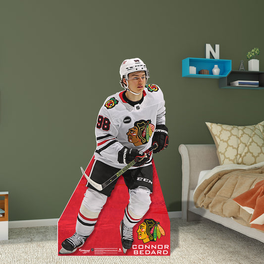 Chicago Blackhawks: Connor Bedard Life-Size   Foam Core Cutout  - Officially Licensed NHL    Stand Out