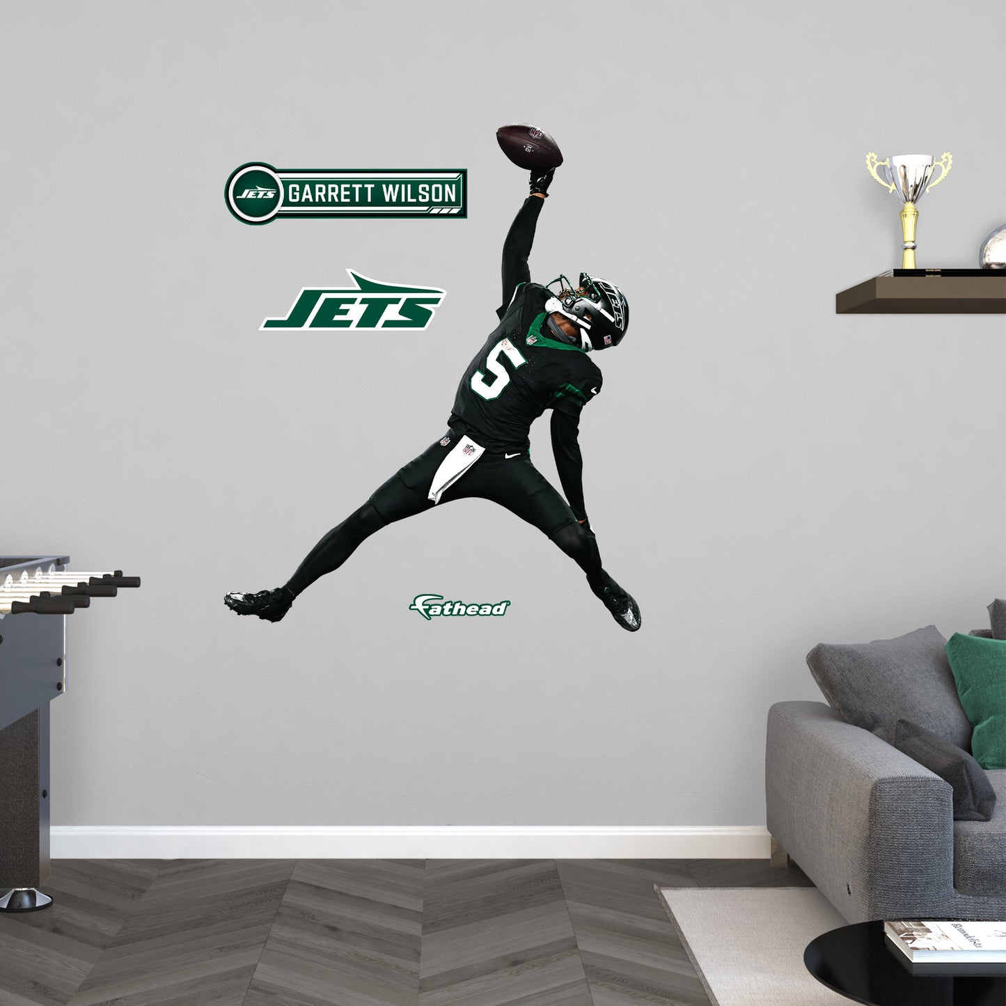 Garrett Wilson - RealBig Catch of the Year Collection - Official NFL - New York Jets - Reusable Vinyl Wall Decals