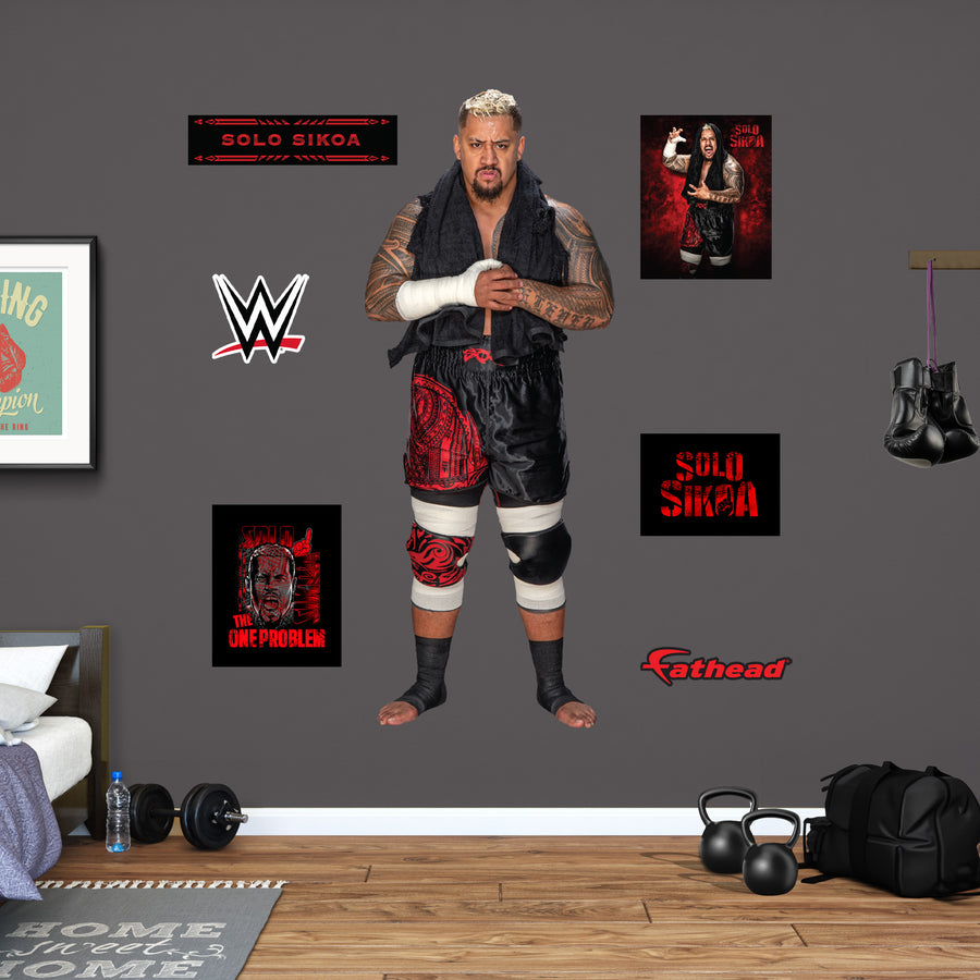 Solo Sikoa - RealBig Collection - Official WWE - Reusable Vinyl Wall Decals