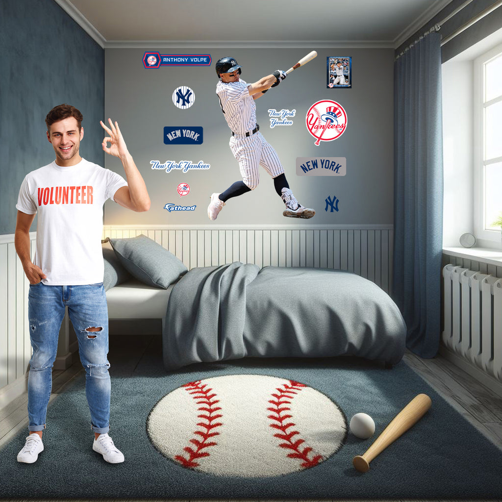 Life-Size Athlete +11 Decals  (50"W x 78"H) 