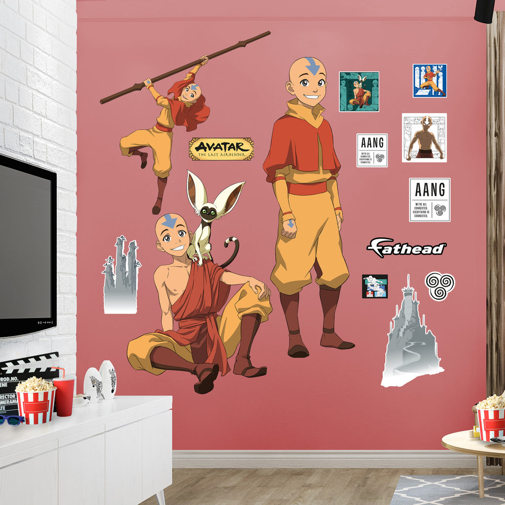 Life-Size Character +13 Decals  (20"W x 64"H)