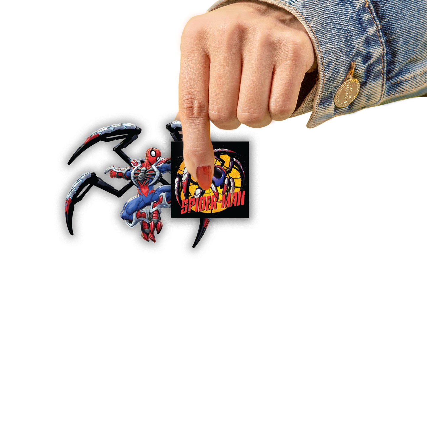 Mech Strike: Mechasaurs: Spider Man Minis        - Officially Licensed Marvel Removable     Adhesive Decal