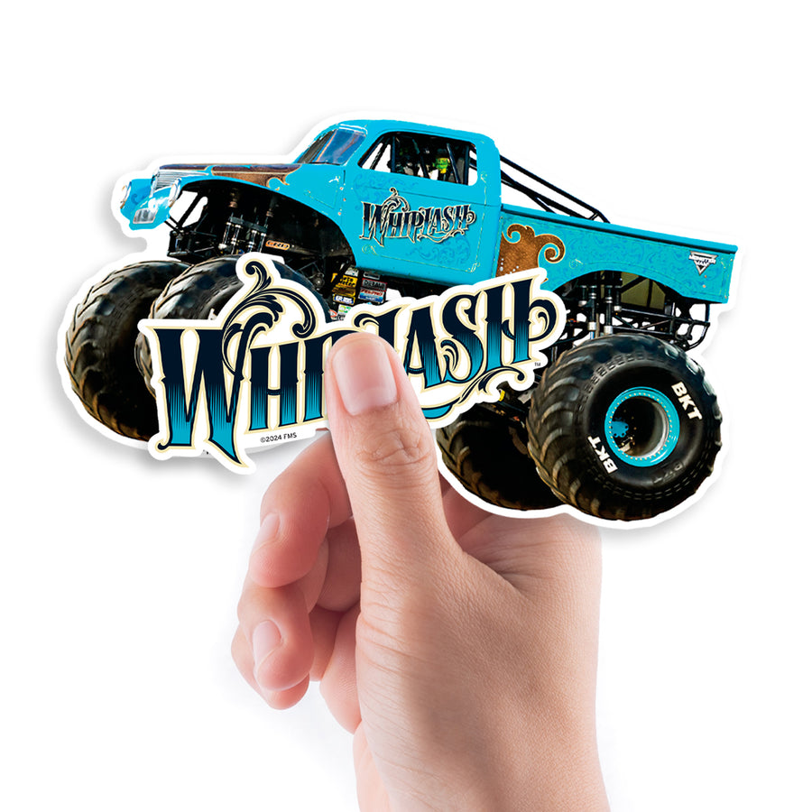 Whiplash - 5 Character Minis (Mixed Sizes) - Official Monster Jam - Reusable Vinyl Decals