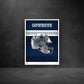 Dallas Cowboys - Helmet Series - Peel & Stick Poster - Official NFL - Reusable Vinyl Wall Decal