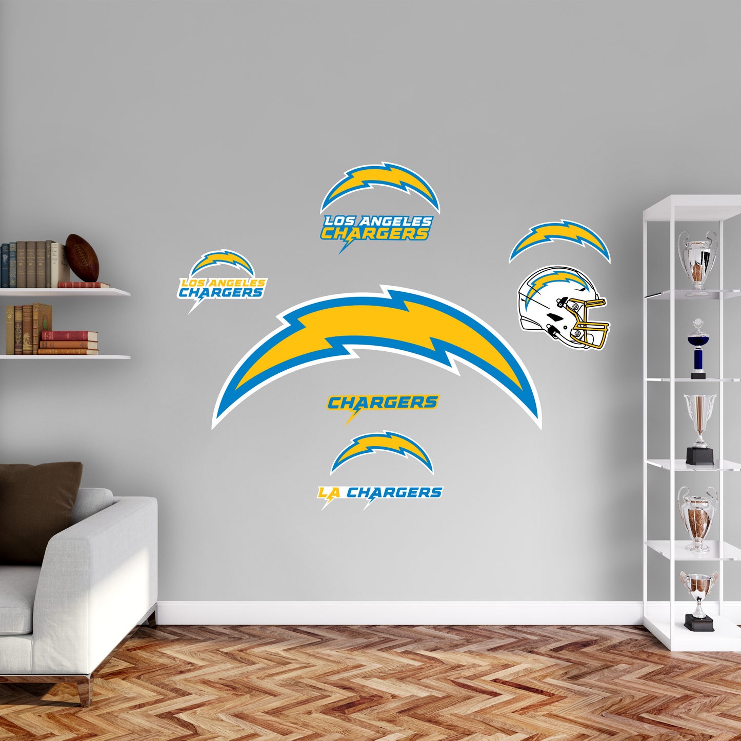 Los Angeles Chargers:  2022 Logo        - Officially Licensed NFL Removable     Adhesive Decal