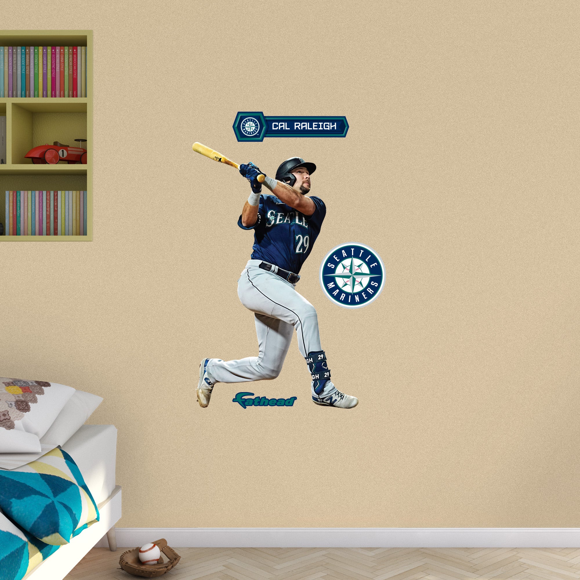 Cal Raleigh - RealBig Collection - Official MLB - Seattle Mariners - R ...