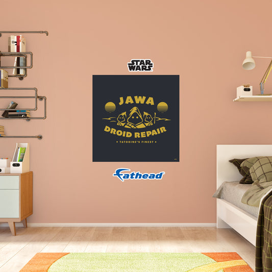Jawa Droid Repair Poster        - Officially Licensed Star Wars Removable     Adhesive Decal