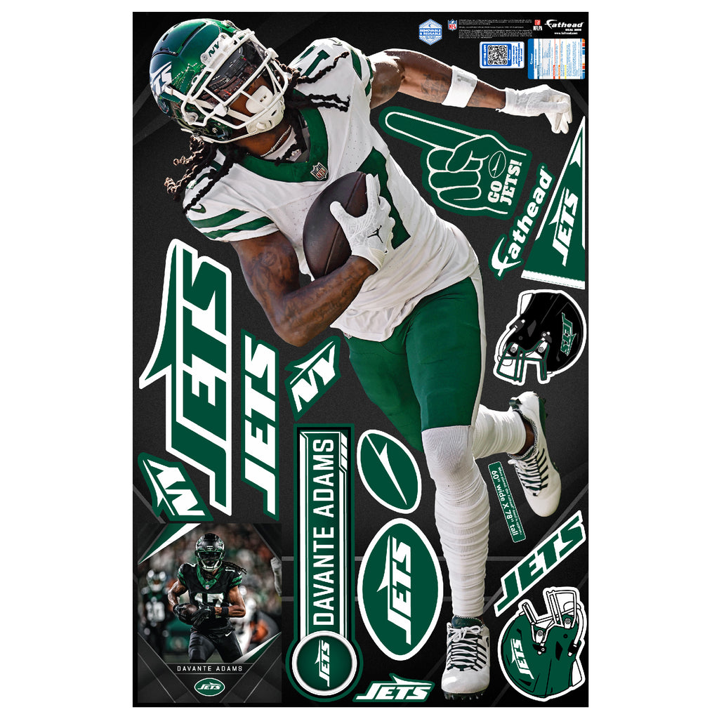 Life-Size Athlete +15 Decals  (60"W x 78"H) 