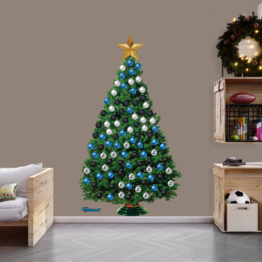 Miami Marlins - Decorate Your Own Christmas Tree - Official MLB - Reusable Vinyl Wall Decals