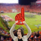 Cleveland Browns:  Foamcore Foam Finger   Foam Core Cutout  - Officially Licensed NFL    Big Head