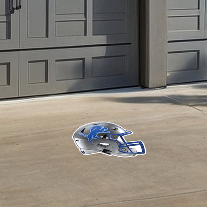 Detroit Lions - Helmet - Outdoor Floor Decal - Official NFL - Scratch Resistant Alumigraphics Grip #2