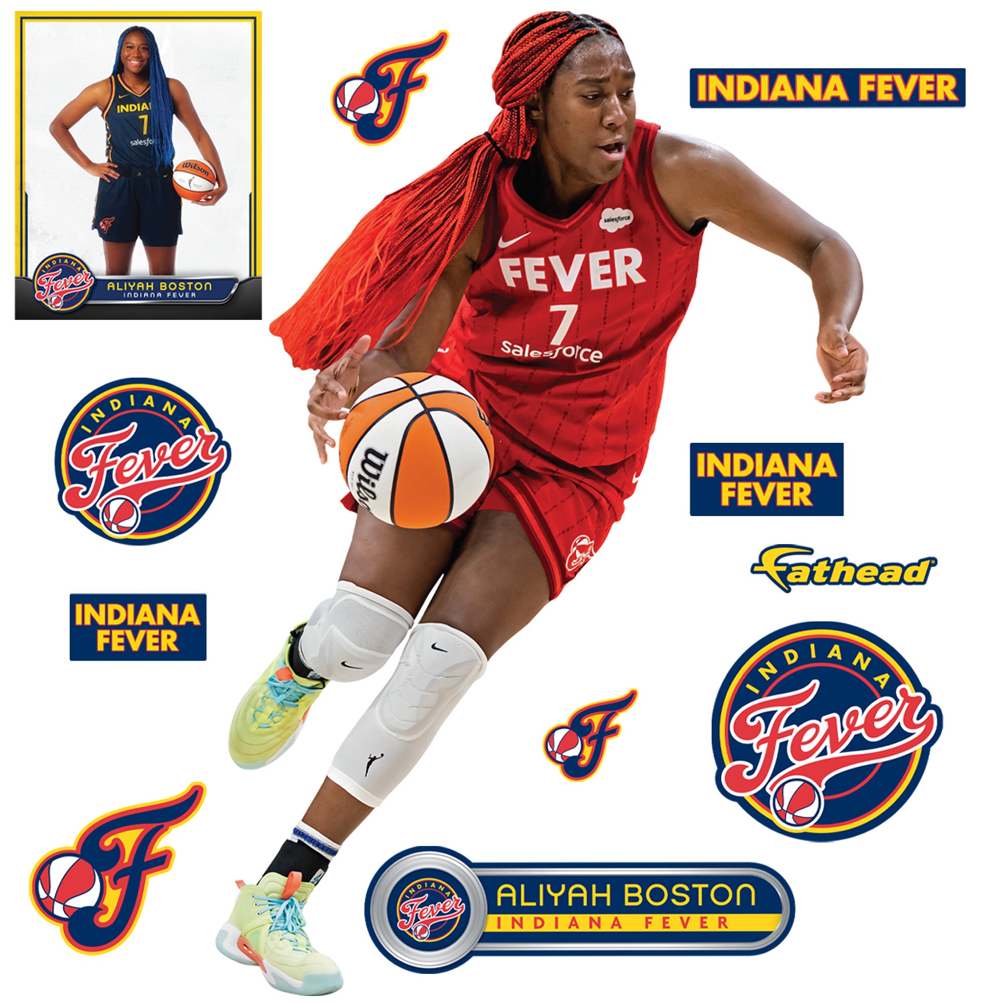 Fever Boston Aliyah Boston - RealBig Collection - Official WNBA - Indiana Fever - R ...