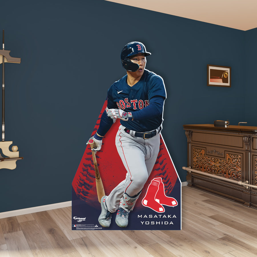 Masataka Yoshida - Life-Size Stand Out - Official MLB - Boston Red Sox - Foam Core Cutout