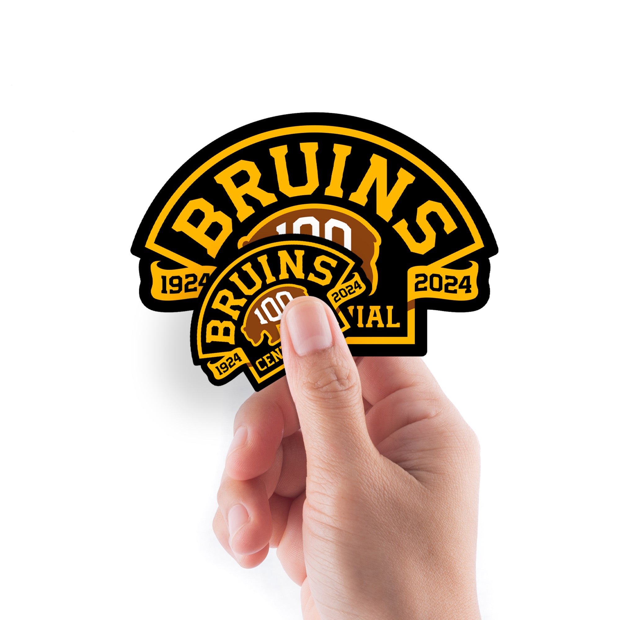 Boston Bruins - 5 Crest Minis (Mixed Sizes) - Official NHL - Reusable ...