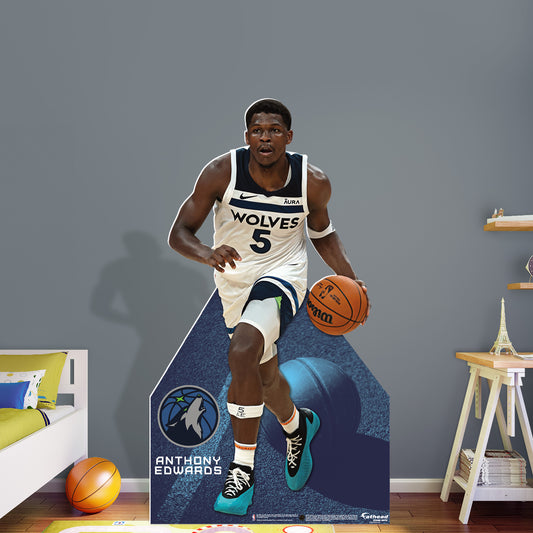 Minnesota Timberwolves: Anthony Edwards Life-Size   Foam Core Cutout  - Officially Licensed NBA    Stand Out