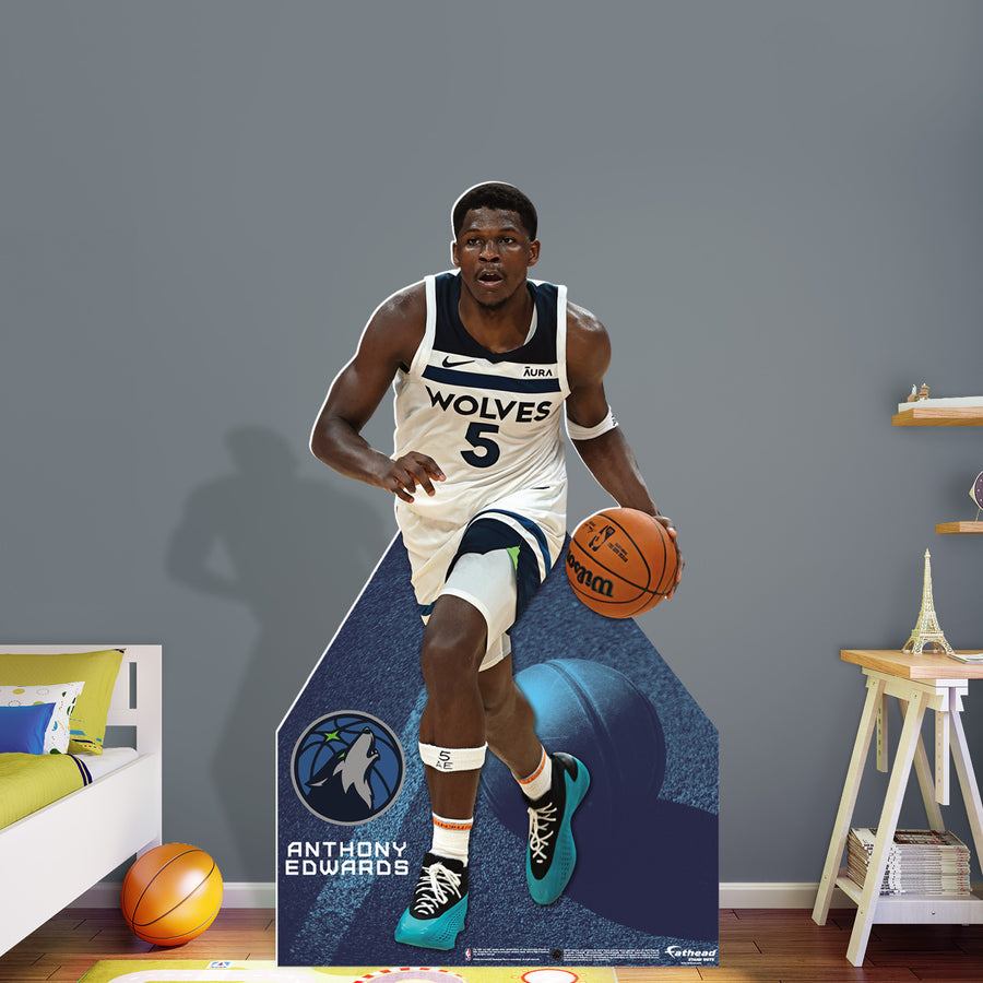 Anthony Edwards - Life-Size Stand Out - Official NBA - Minnesota Timberwolves - Foam Core Cutout