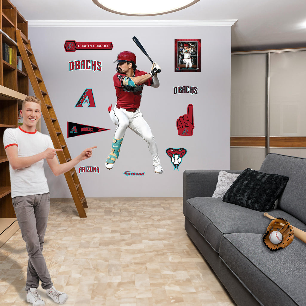 Life-Size Athlete +10 Decals  (34"W x 73"H) 