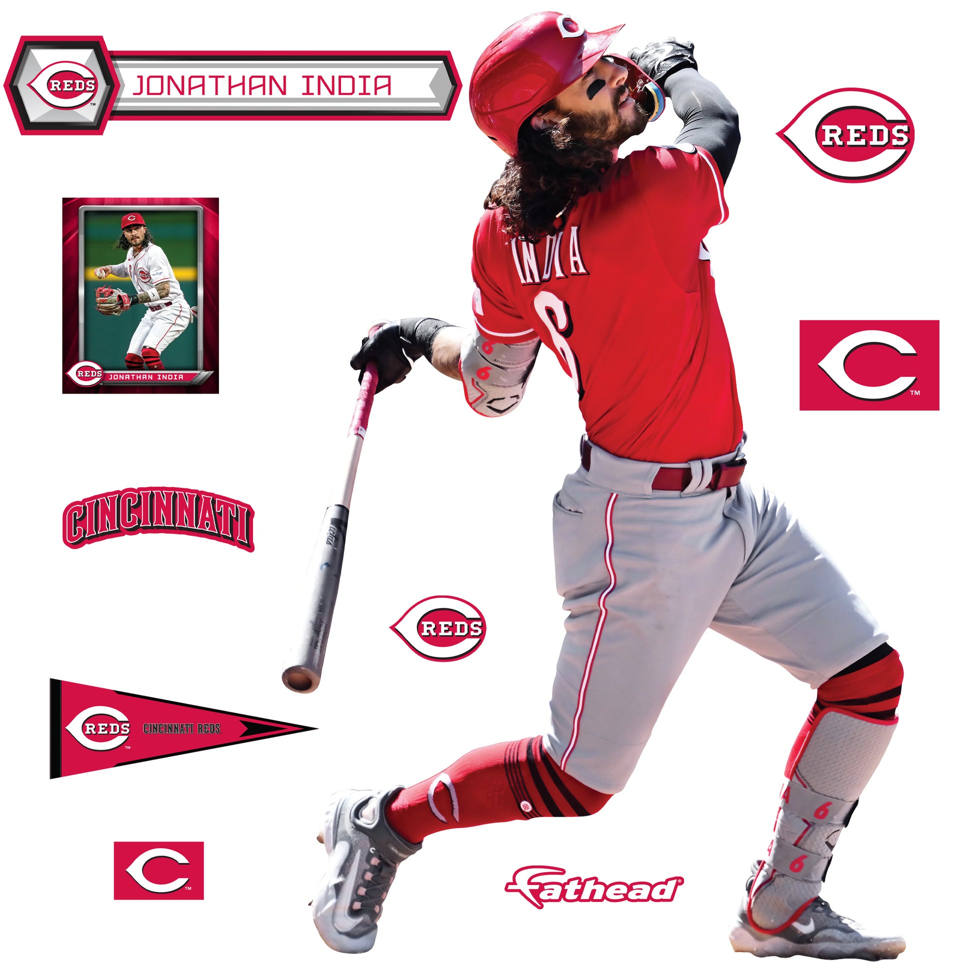 Cincinnati Reds: Jonathan India 2023 - Officially Licensed MLB