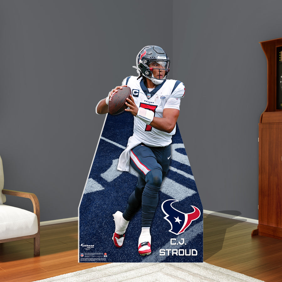 C.J. Stroud - Life-Size Stand Out - Official NFL - Houston Texans - Foam Core Cutout