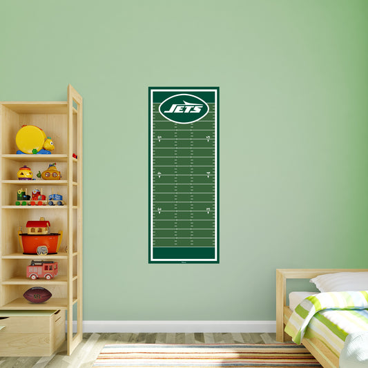 New York Jets:  Growth Chart        - Officially Licensed NFL Removable     Adhesive Decal