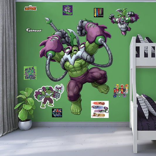 Mech Strike: Mechasaurs: Hulk RealBigs        - Officially Licensed Marvel Removable     Adhesive Decal