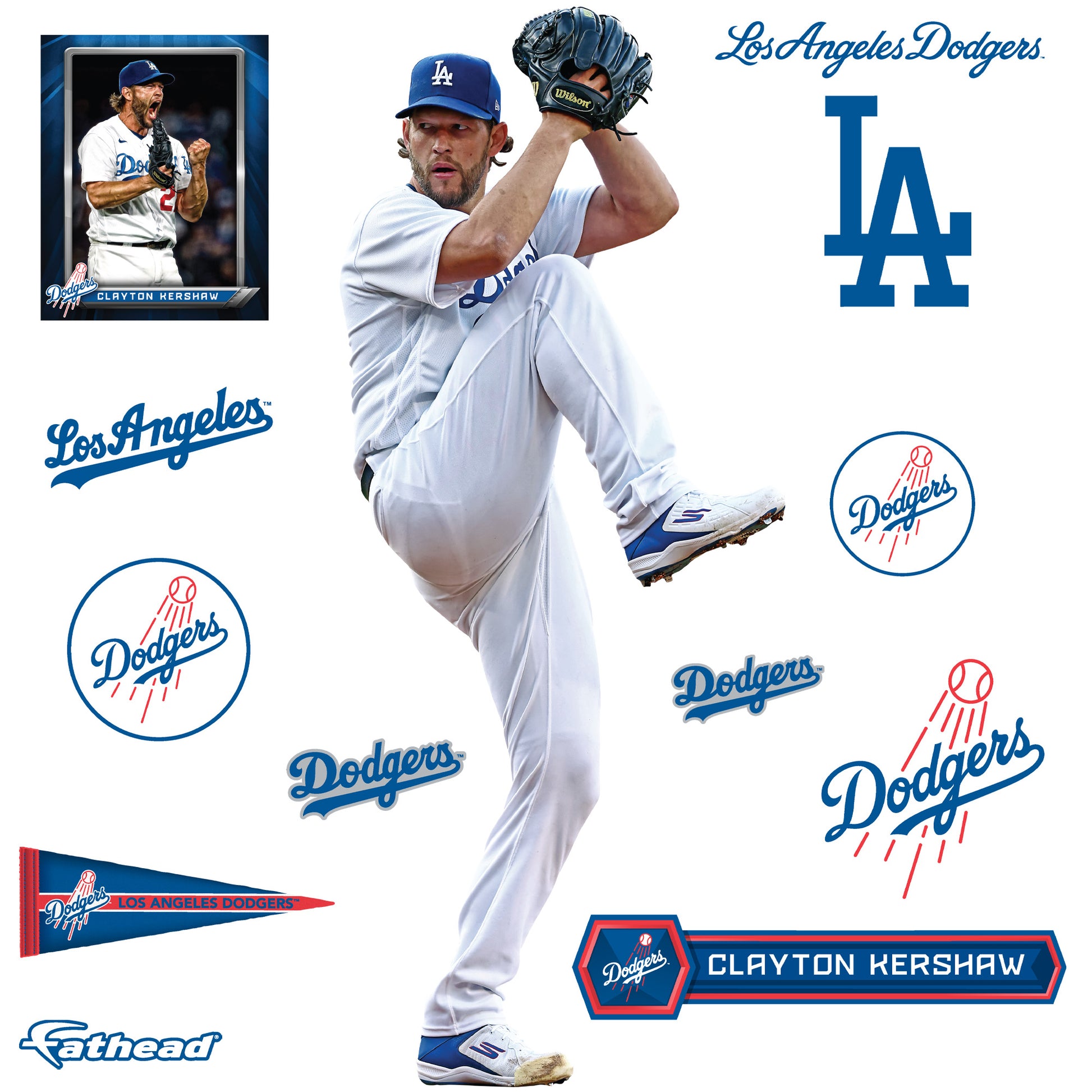 Clayton Kershaw, Los Angeles Dodgers Poster
