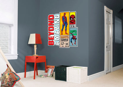 Spider-Man:  Beyond Amazing Comics Icon        - Officially Licensed Marvel Removable     Adhesive Decal
