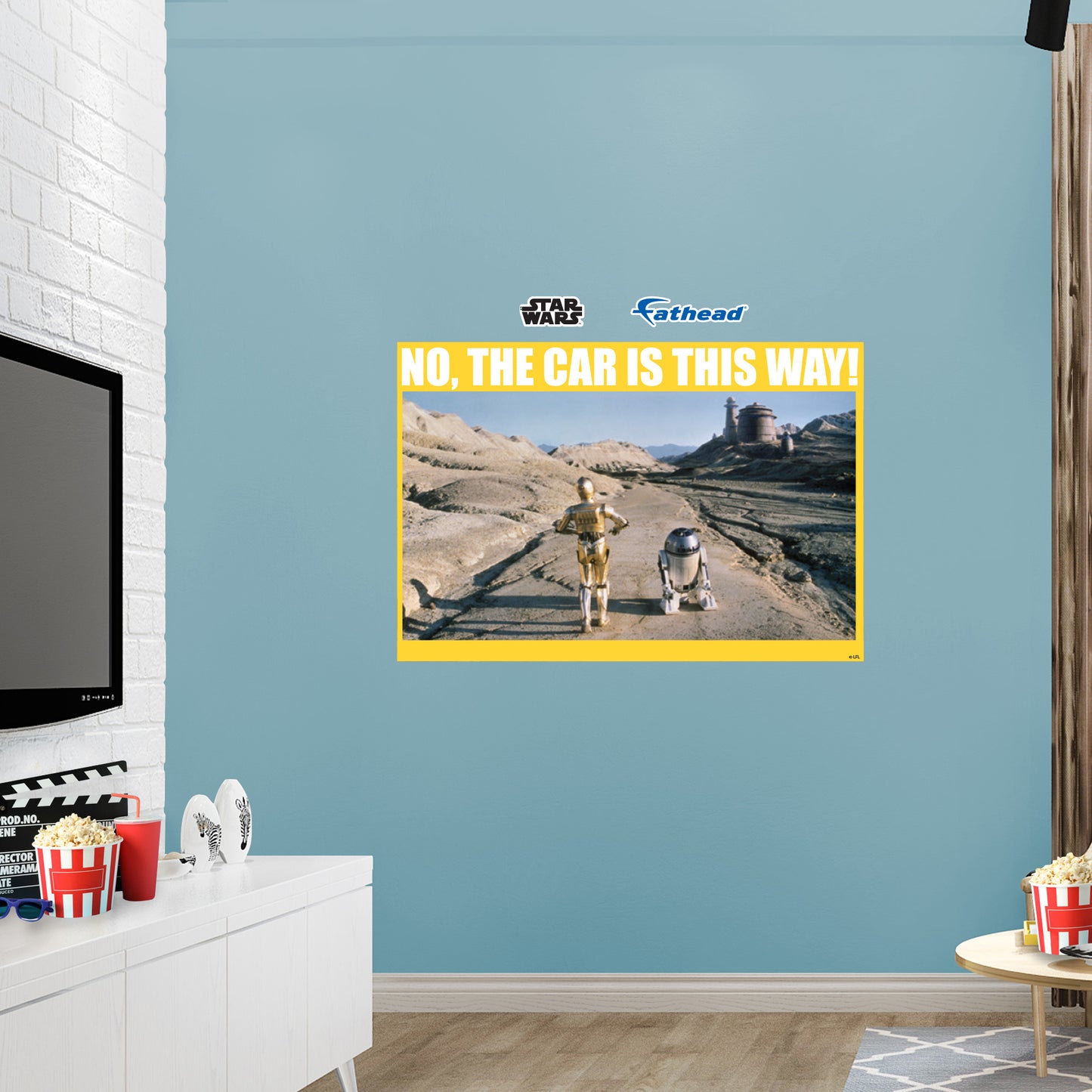 This Way meme Poster        - Officially Licensed Star Wars Removable     Adhesive Decal