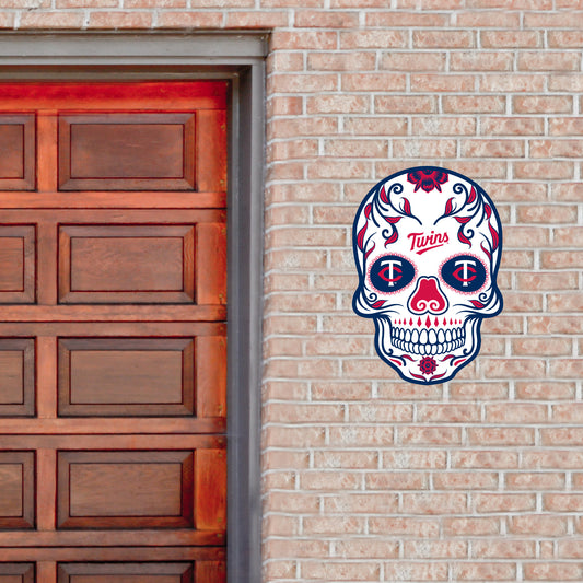Minnesota Twins:   Outdoor Skull        - Officially Licensed MLB    Outdoor Graphic