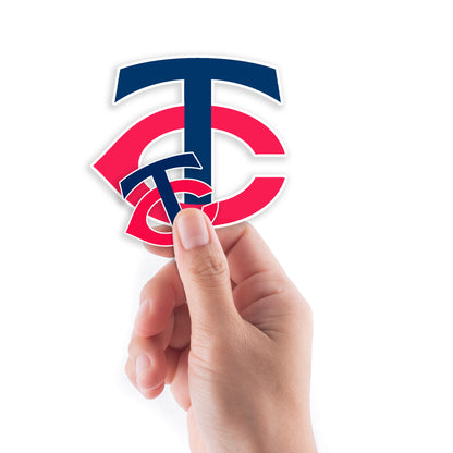 Minnesota Twins:  2023 Logo Minis        - Officially Licensed MLB Removable     Adhesive Decal