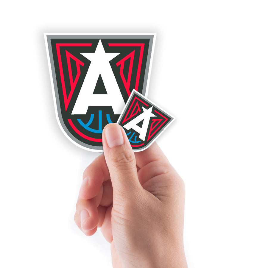 Atlanta Dream - 5 Logo Minis (Mixed Sizes) - Official WNBA - Reusable Vinyl Decals