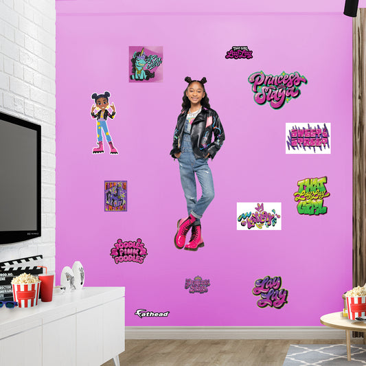 That Girl Lay Lay:  Jacket RealBigs        - Officially Licensed Nickelodeon Removable     Adhesive Decal