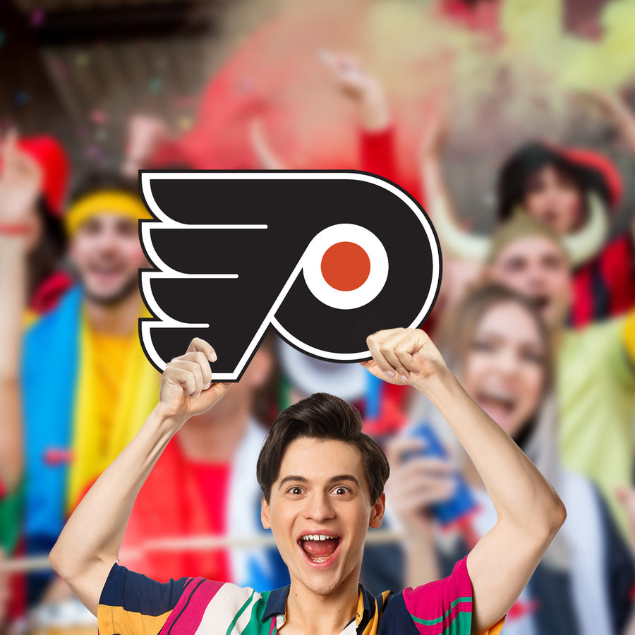 Logo - Big Head - Official NHL - Philadelphia Flyers - Foam Core Cutout