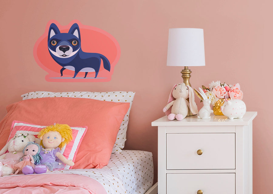 Jungle:  Wolf        -   Removable     Adhesive Decal