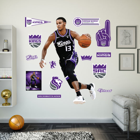 Sacramento Kings: Keegan Murray         - Officially Licensed NBA Removable     Adhesive Decal