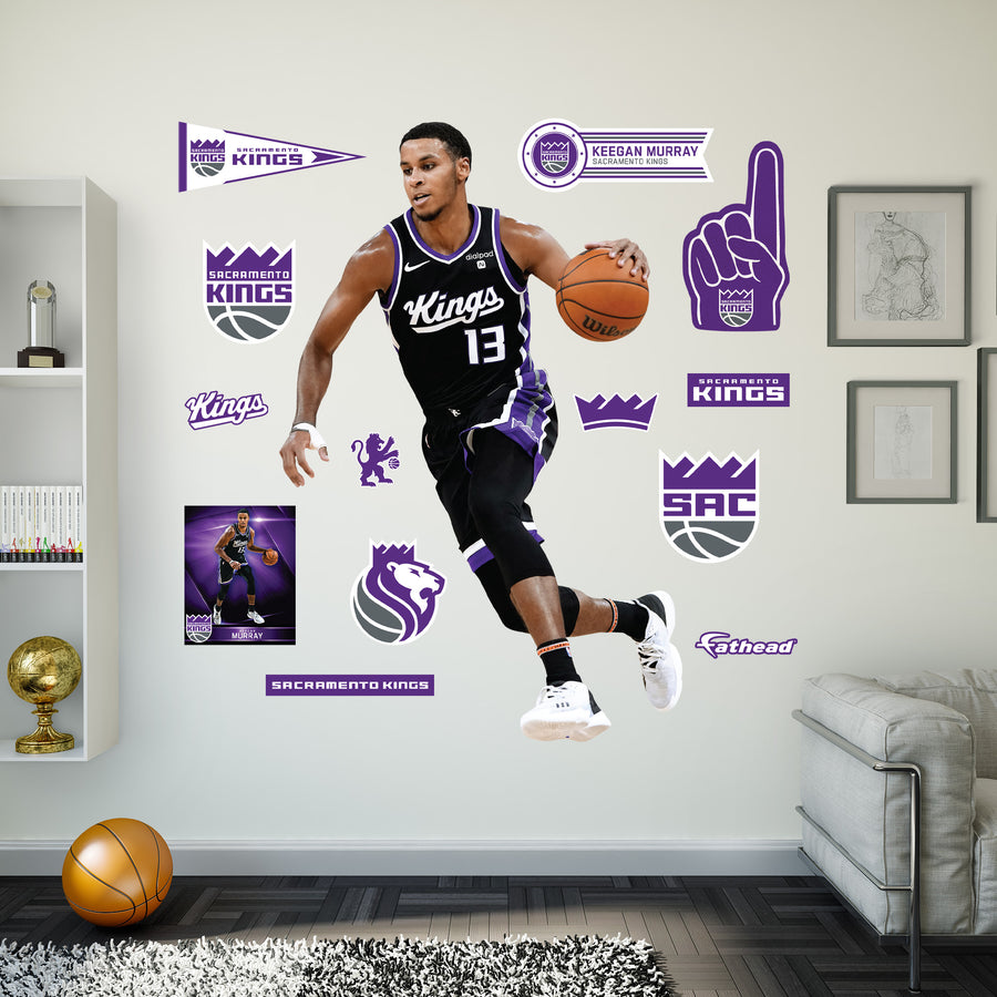 Keegan Murray - RealBig Collection - Official NBA - Sacramento Kings - Reusable Vinyl Wall Decals #2