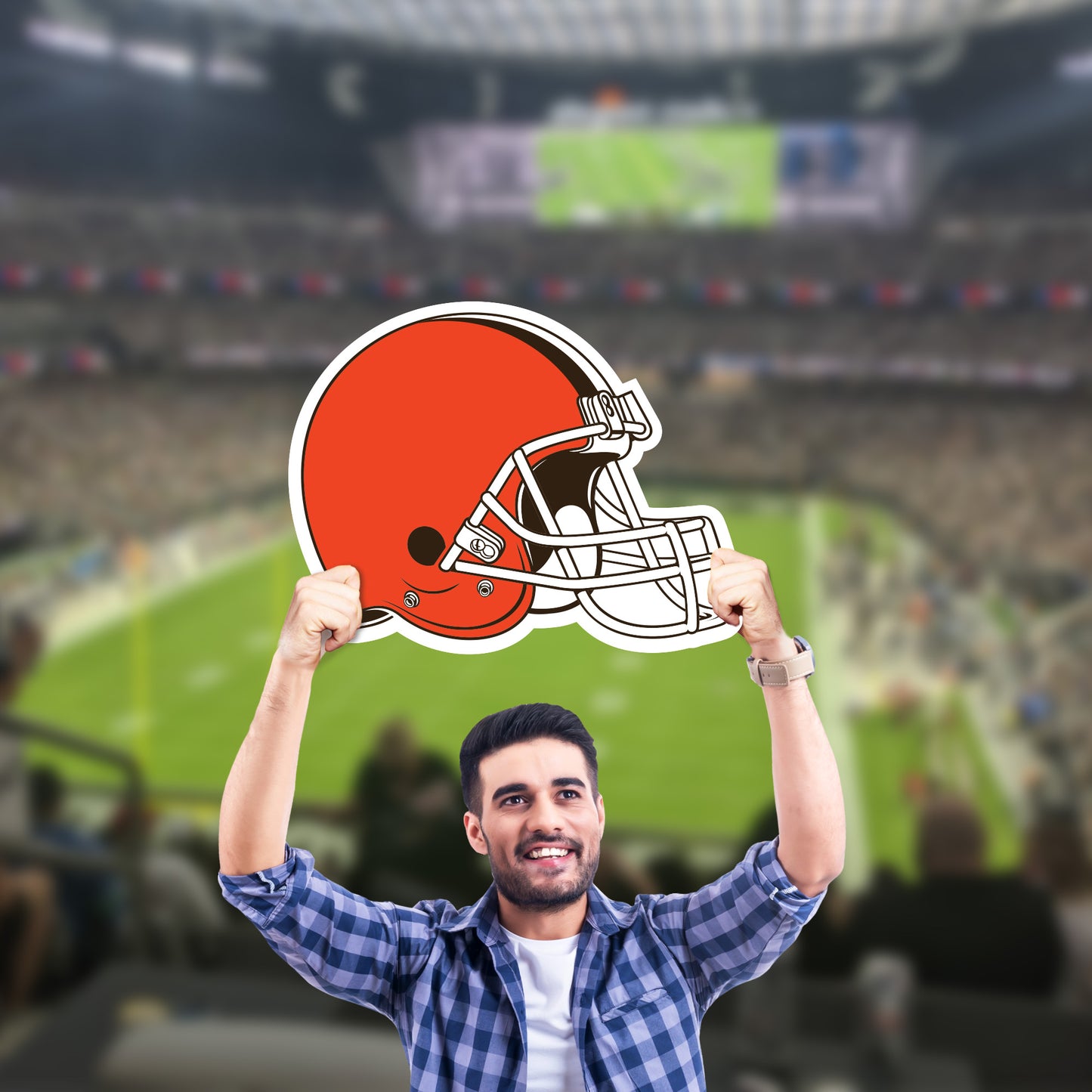 Cleveland Browns:  Foamcore Logo   Foam Core Cutout  - Officially Licensed NFL    Big Head