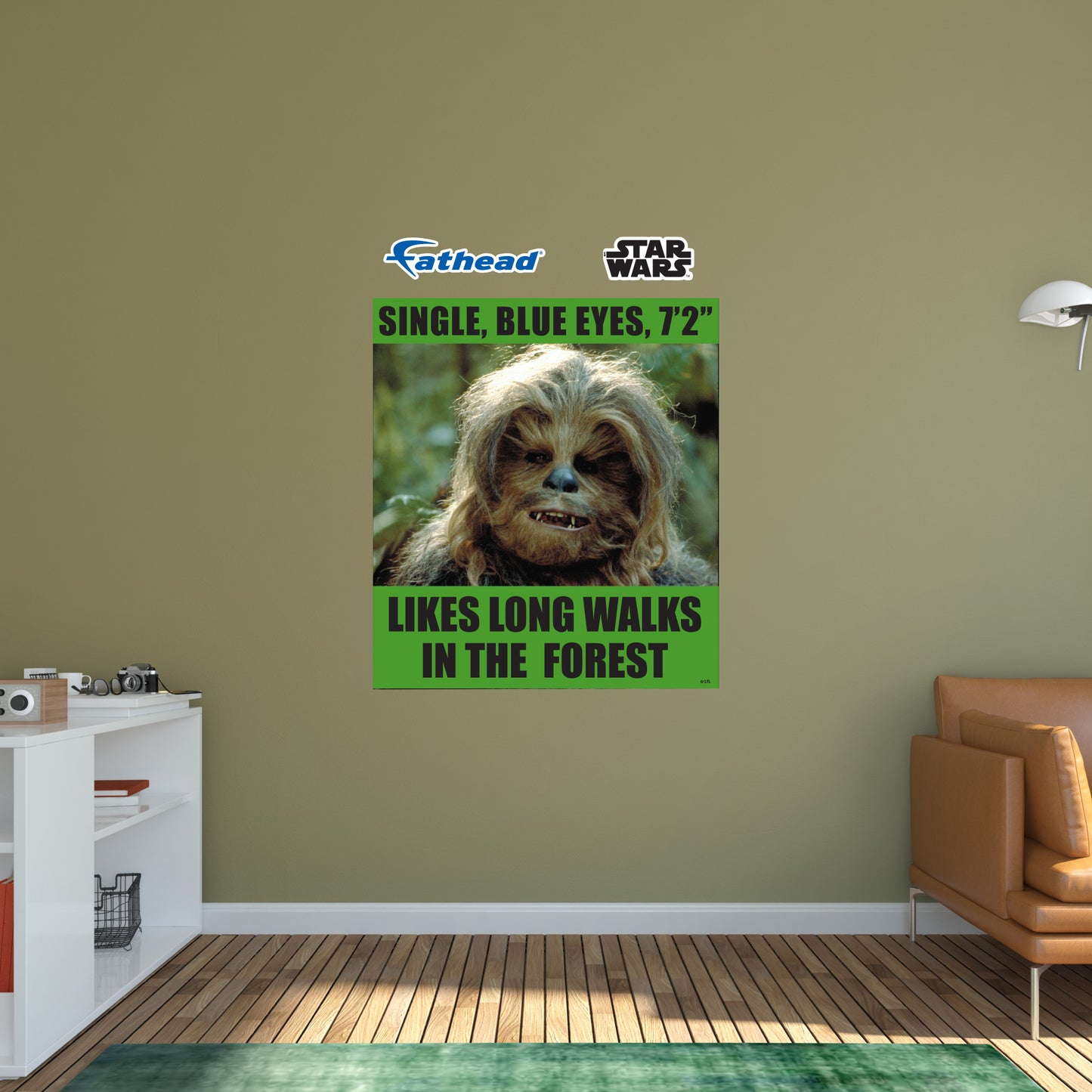 Single meme Poster        - Officially Licensed Star Wars Removable     Adhesive Decal
