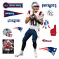 Life-Size Athlete +11 Decals  (41"W x 78"H) 