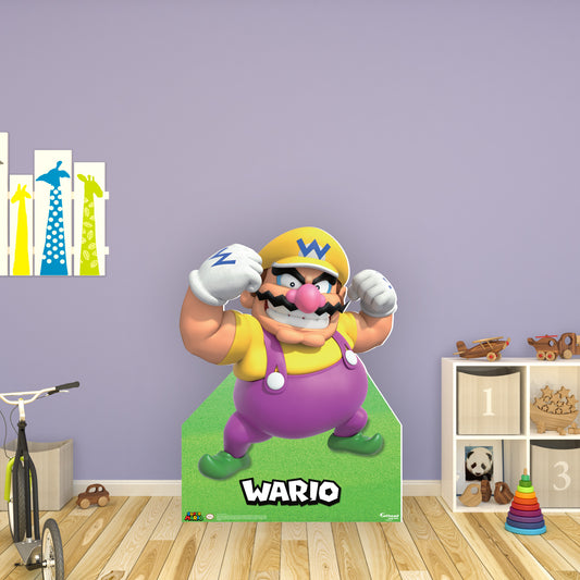 Super Mario: Wario Life-Size   Foam Core Cutout  - Officially Licensed Nintendo    Stand Out