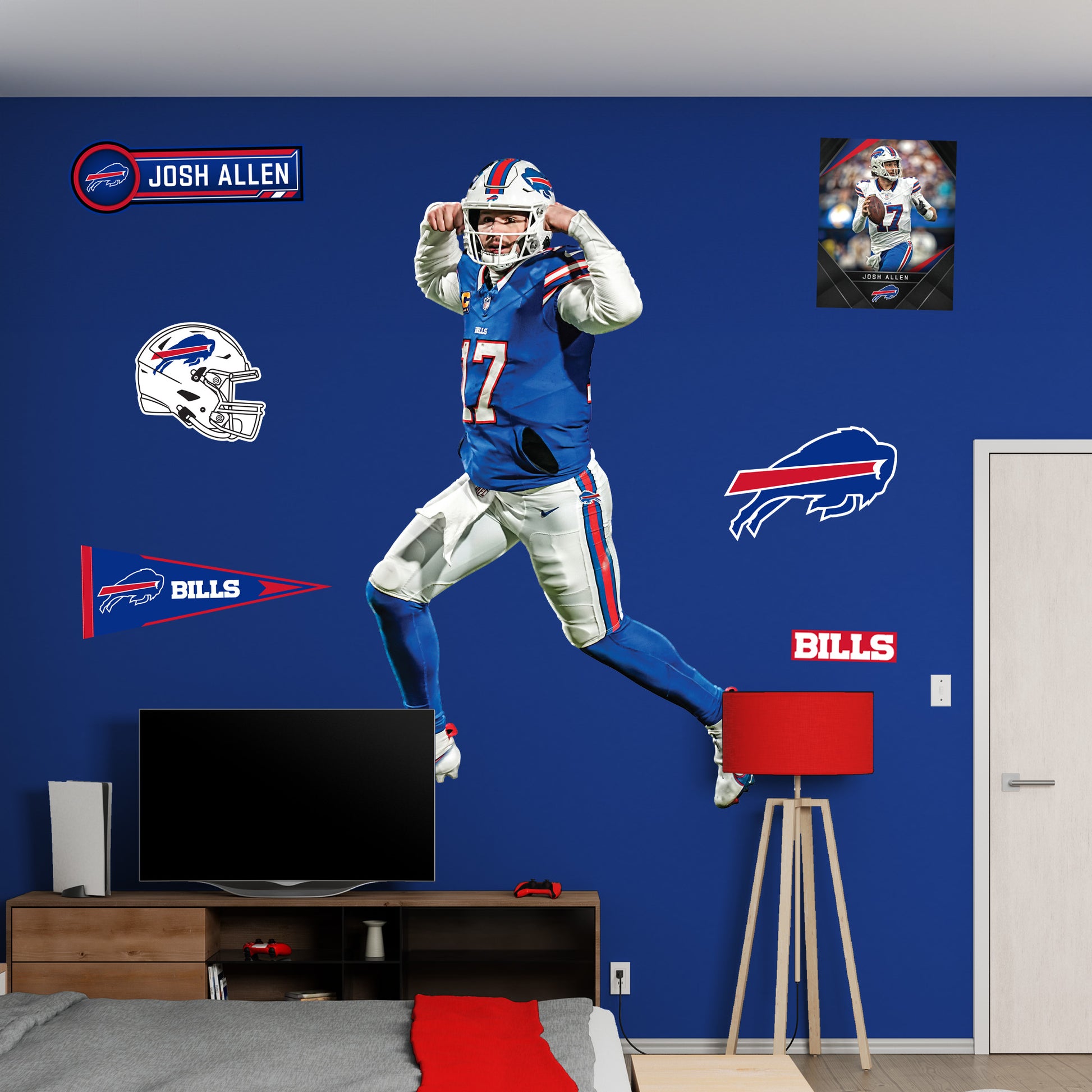 Life-Size Athlete +12 Decals  (50"W x 78"H) 