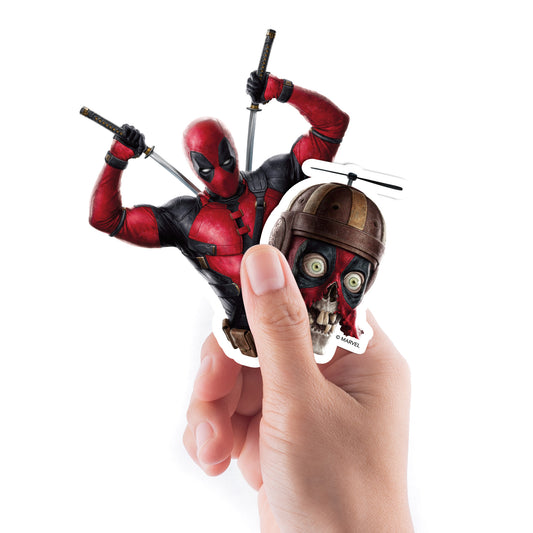 Deadpool & Wolverine: Deadpool Characters Minis        - Officially Licensed Marvel Removable     Adhesive Decal