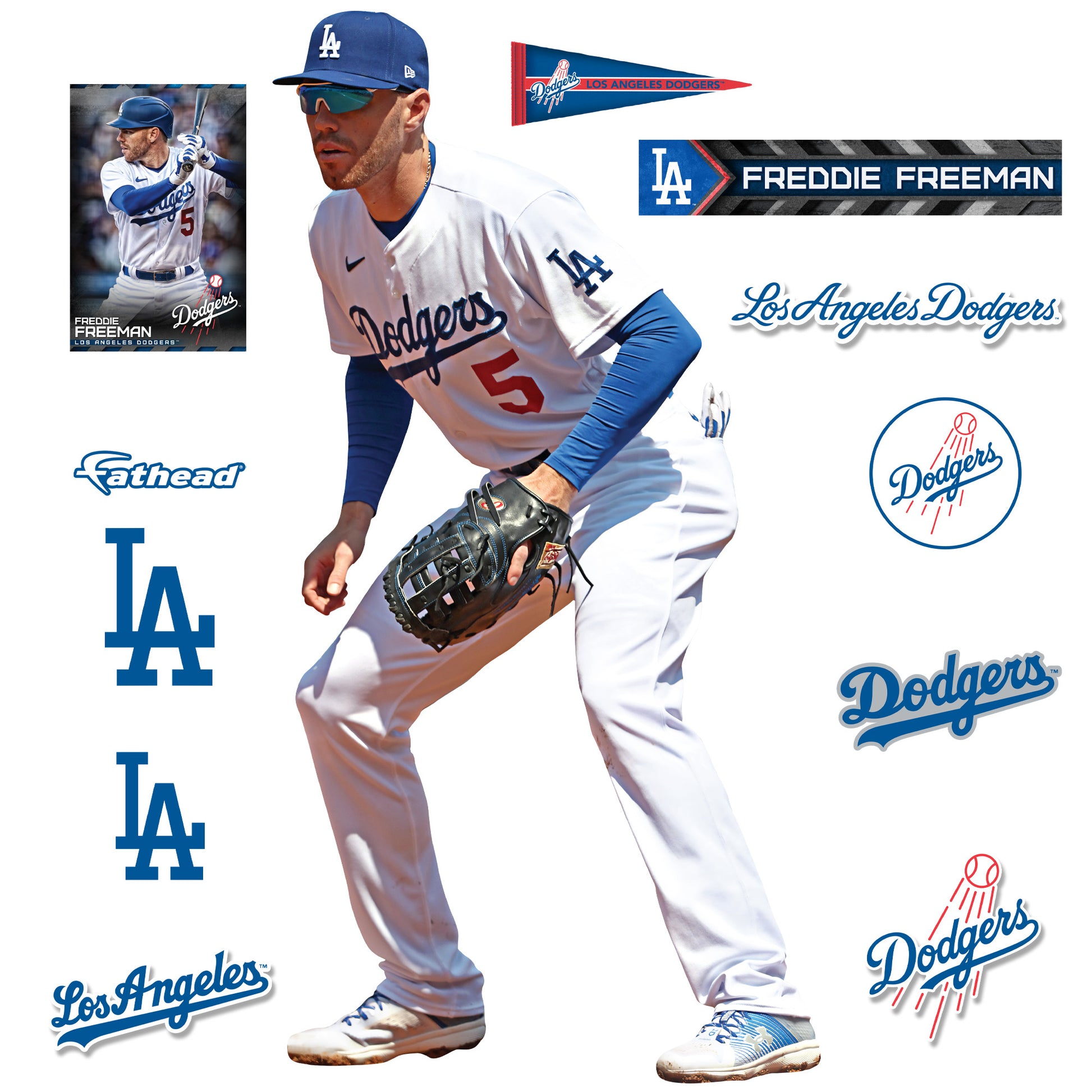 Los Angeles Dodgers: Freddie Freeman 2023 Fielding - Officially Licensed  MLB Removable Adhesive Decal