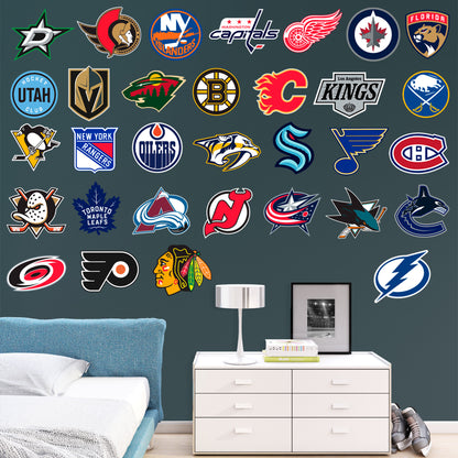 Logo Collection        - Officially Licensed NHL Removable     Adhesive Decal