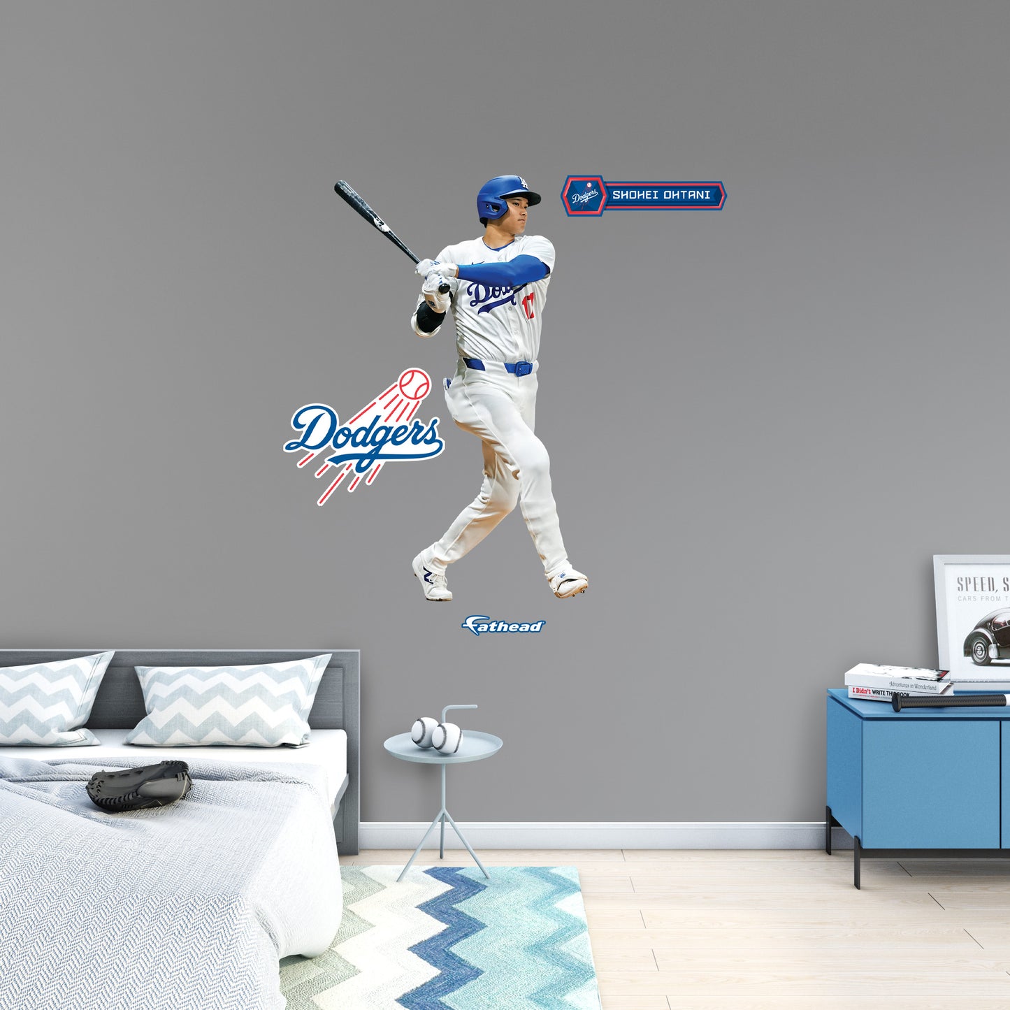 Los Angeles Dodgers: Shohei Ohtani Home        - Officially Licensed MLB Removable     Adhesive Decal